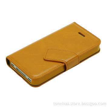 Fashion Renovate Leather Cases for iPhone 4s/4, with Card Pocket and Stander